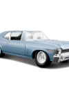 Maisto 1/24 1970 Chevrolet Nova SS Model Araba Mavi