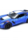 Maisto 1/24 2017 Model Corvette Grand Sport Mavi