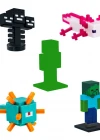 Minecraft 3D Figür Toppeez 5li Set MC2040 Model 1