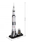 NASA - Apollo Saturn V Roket 3D Puzzle DS1059h