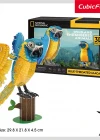 National Geographic - Mavi Macaw Papağanı 3D Puzzle DS1097h