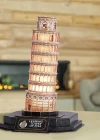 Pisa Kulesi 3D Puzzle (Led Işıklı) L535h