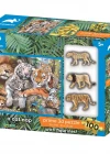 Prime 3D - Vahşi Kediler 100 Parça Puzzle ve Figür Set 15544