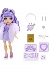 Rainbow High Kristal Serisi Bebekleri - Violet Willow 121404