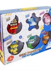 Robocar Poli Quick Transforming Mini Rescue Deluxe Araçlar 6lı S