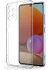 Samsung A23 Tıpalı Şeffaf Silikon
