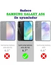 Samsung A56 Sert Şeffaf Telefon Kılıfı