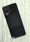 Samsung Galaxy A12 Parlak Cam Kamera Korumalı Telefon Kılıfı