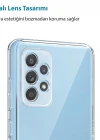 Samsung Galaxy A22 Kamera Korumalı Şeffaf Tıpalı Silikon Kılıf