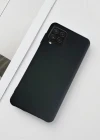 Samsung Galaxy A22 Lansman Likid Silikon Kamera Korumalı Kılıf