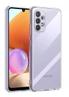 Samsung Galaxy A53 Kamera Korumalı Şeffaf Tıpalı Silikon Kılıf