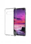 Samsung Galaxy S10 Anti Crash Şeffaf Silikon Kılıf