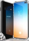 Samsung Galaxy S10 Anti Crash Şeffaf Silikon Kılıf