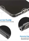 Samsung Galaxy S22 Ultra Kamera Korumalı Şeffaf Tıpalı Silikon Kılıf