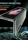Samsung Galaxy Z Fold 3 Sert Kristal Telefon Kılıfı Koruma Kılıf - Şeffaf