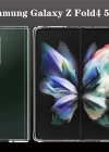 Samsung Galaxy Z Fold 4 Sert Kristal Telefon Kılıfı Koruma Kılıf - Şeffaf