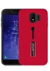 SAMSUNG J4 STANDLI KILIF PEMBE