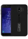 SAMSUNG J4 STANDLI KILIF SİYAH