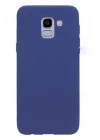 SAMSUNG J6  2018 PREMIUM SİLİKON MAVİ
