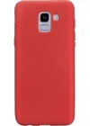SAMSUNG J6 PREMIUM SİLİKON KIRMIZI