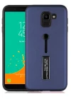 SAMSUNG J6 STANDLI KILIF LACİVERT