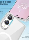 Samsung S25 Edge Sert Şeffaf Telefon Kılıfı