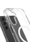 Samsung S25 Fe Magsafe Sert Şeffaf Telefon Kılıfı