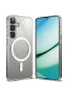 Samsung S25 Plus Magsafe Sert Şeffaf Telefon Kılıfı