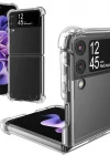 Samsung Z Flip 3 Şeffaf Korumalı Silikon Kılıf - Telefon Kılıfı