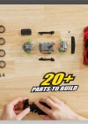 Silverlit Exost Build 2 Drive Kumandalı Yarış Aracı Kiti Kırmızı
