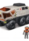Space Explorers 6x6 Rover Sürtmeli Uzay Aracı ve Figür Bej