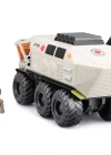Space Explorers 6x6 Rover Sürtmeli Uzay Aracı ve Figür Bej