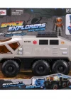Space Explorers 6x6 Rover Sürtmeli Uzay Aracı ve Figür Bej