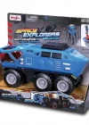 Space Explorers 6x6 Rover Sürtmeli Uzay Aracı ve Figür Mavi