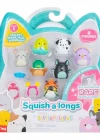 Squish-a-longs 8 Figür + Yüzük Set Seri 1 AL0083