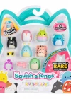 Squish-a-longs 8 Figür + Yüzük Set Seri 3 AL0026