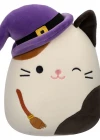 Squishmallows Halloween 2. Seri - Mor Şapkalı Kedi Cam 20 cm