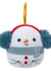 Squishmallows Yılbaşı Süsü - Kardan Adam Manny 10 cm