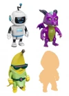 Stumble Guys 4lü Aksiyon Figür Set SG3204 Model 1