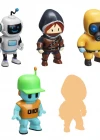 Stumble Guys 5’li Figür Set SG2240 Model 5