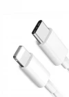 Type-C - Lightning 25Cm Kısa Şarj Kablosu 20w