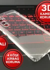 Xiaomi Mi Note 10 Lite Tıpalı Kamera Korumalı Şeffaf Silikon Kılıf