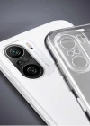 Xiaomi Redmi Note 10S- Redmi Note 10 4G Tıpalı Kamera Korumalı Şeffaf Silikon Kılıf