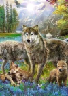 Trefl Puzzle Lupine Family 1000 Parça