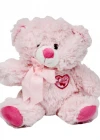 Peluş Love Kalp Desenli Pembe Ayı 35 cm