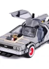Geleceğe Dönüş Seri 3 Metal Model Araba Efsane Delorean 1:24Ölçek