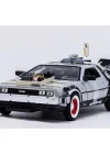 Geleceğe Dönüş Seri 3 Metal Model Araba Efsane Delorean 1:24Ölçek