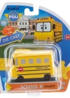 Robocar Poli Metal Araç School B Figür