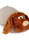 Neco Plush Buruşuk Köpek Kep Şapka Kahverengi