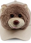 Neco Plush Boz Ayı Kep Şapka Krem
